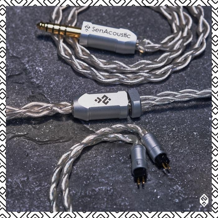 Top- Senacoustic Rakata Spc Cable 4 Braid 6N Sp-Occ Litz Type 4 24.3 Awg