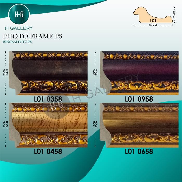 Cam- L01 / Batangan Bingkai Fiber Polystyrene / Frame Foto Ps - 3 Meter