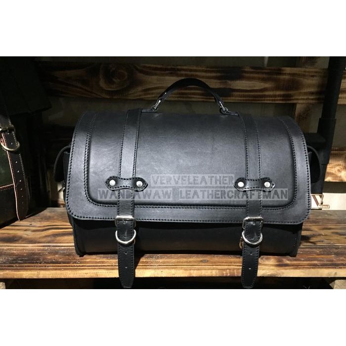 PREMIUM Tas kulit vespa , top box , tas motor