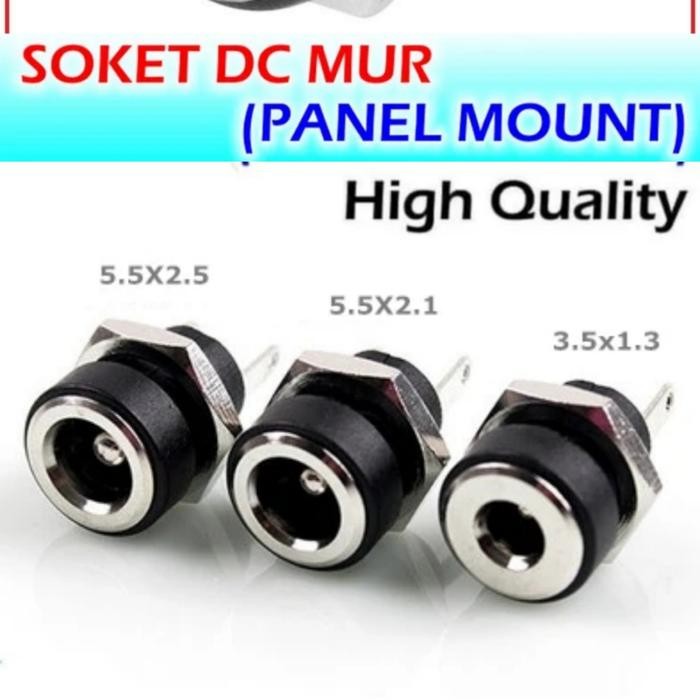PREMIUM Socket DC Mur Jack DC Female 5.52.5mm 5.52.1mm 3.51.35mm
