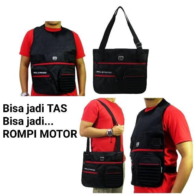 PREMIUM Tas atau Rompi Motor - Body Protector - Vest Jaket Motor - Penahan Pel