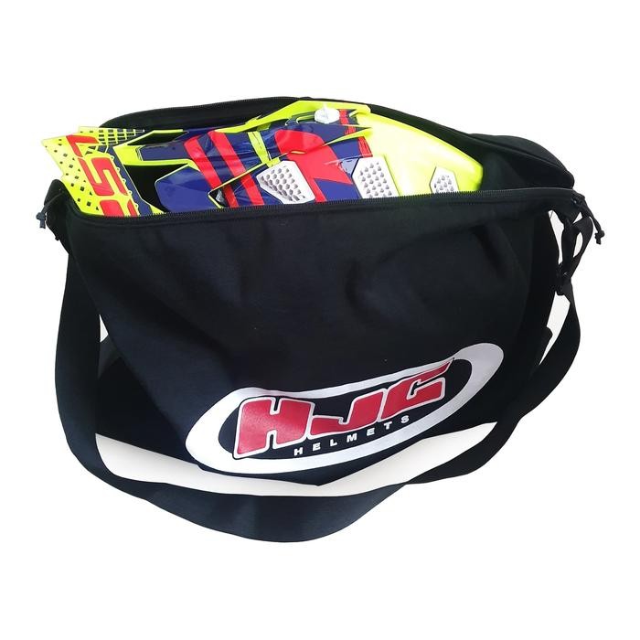 PREMIUM Tas Helm Slempang Bahan Tebal Halus Besar dengan Logo HJC Helmets Bags