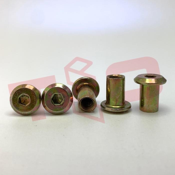 PREMIUM Mur Topi M6 x 12 x 13 / Mur JCN 6x12x13 / Cap Nut M6x12x13