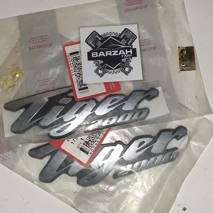 PREMIUM emblem tangki/logo tangki honda tiger 2000 original