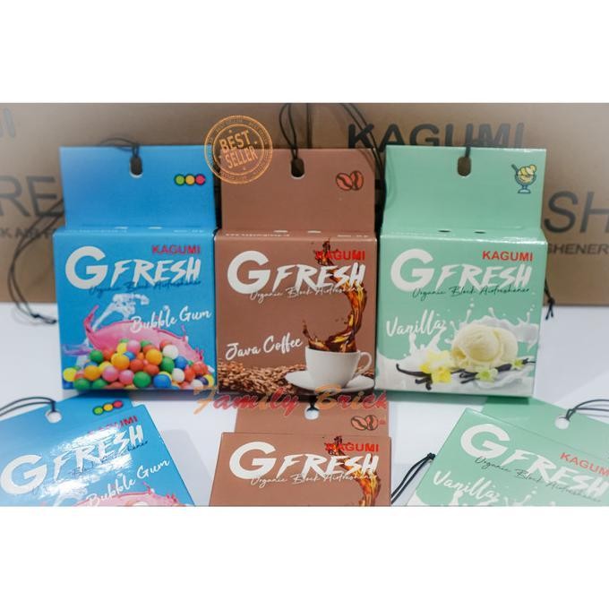 BURUAN,. PARFUM/ PENGHARUM MOBIL GFRESH/G-FRESH BY DEO SCENTS KAGUMI - VANILLA