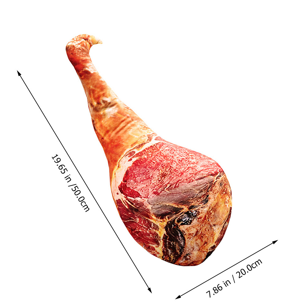 Creative Ham Pillow Simulated Food Toys Baby Bacon Bolster Stuffed Throw Filling: High Quality Pp Co