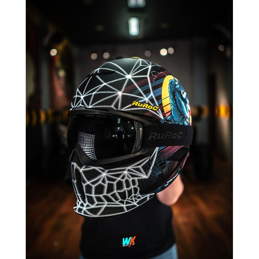 Helm Pria Ruroc RG1-DX Outrun Helm