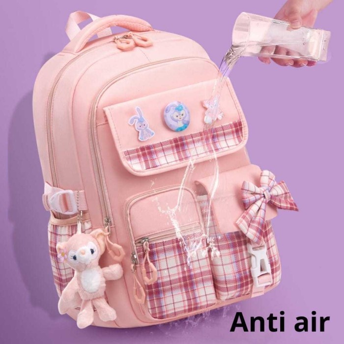 WWH38 TAS SEKOLAH ANAK PEREMPUAN TAS RANSEL ANAK LEBAR SEKOLAH TKM