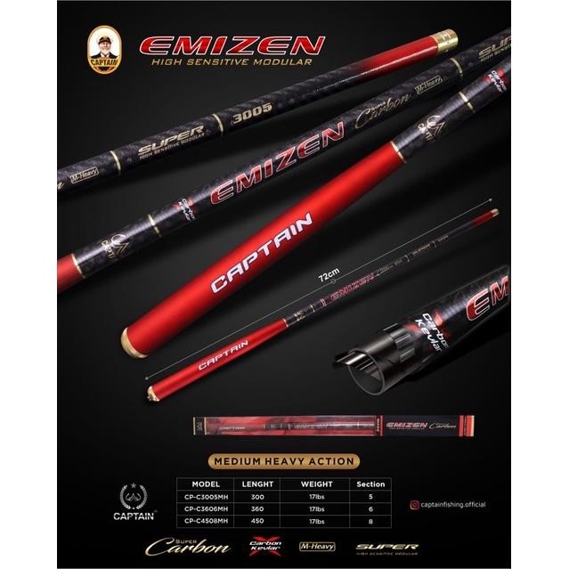 joran tegek captain emizen [kuat dan awet]