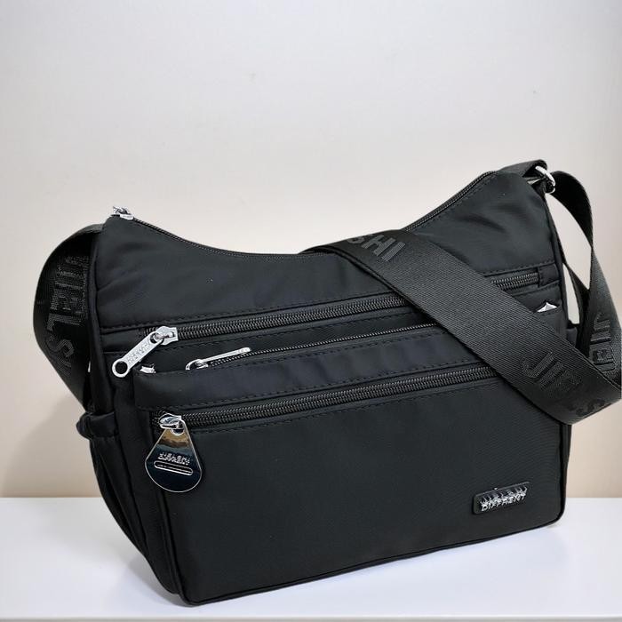 selempang maya tas selempang wanita 3760# - slingbag berbahan parasut premium furing full embos