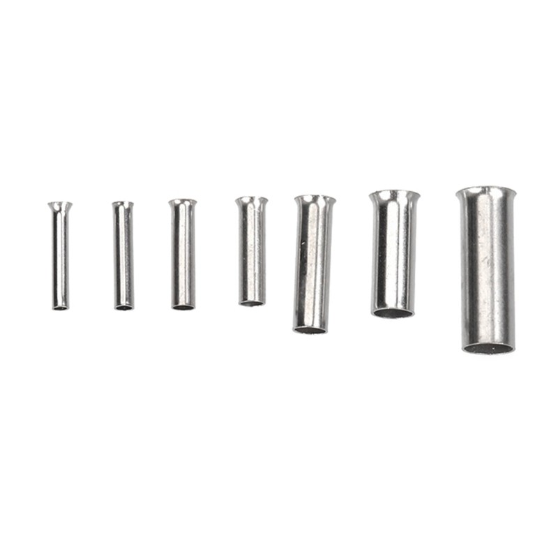 Pack of 600 Wire End Ferrules Assortment Wire End Ferrules set Uninsulated Cable Sleeves for Wire Co