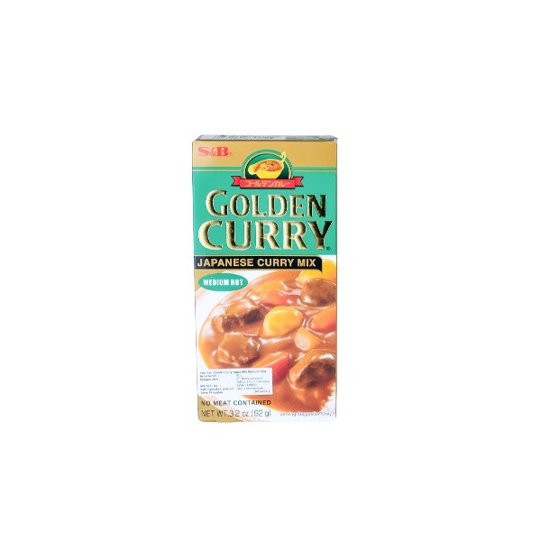 

S&B GOLDEN CURRY MIX MED HOT 92 GR