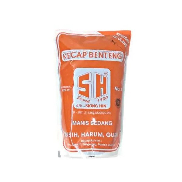 

SH BENTENG KECAP MANIS POUCH 620 ML