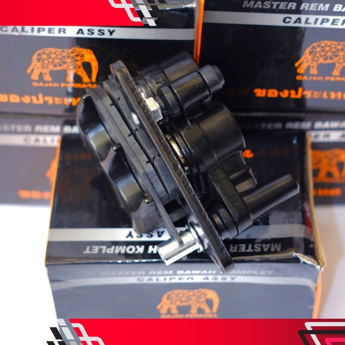 Kaliper Master Rem Cakram Depan Hitam Honda Supra X Nissin