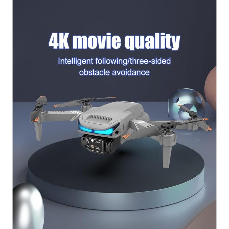 Clixsy- Drone Lipat Camera 4K Hd Xt9 Double Camera Free Bag Follow Flight