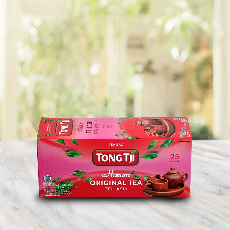 

Tong Tji Extra Harum non Amplop 25s, Teh Celup per Karton isi 50 pack