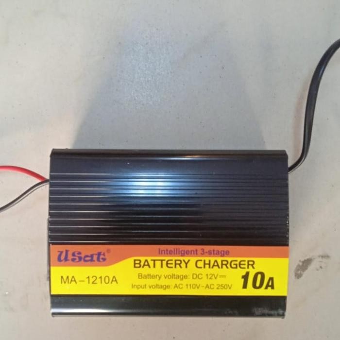 ORIGINAL.. CHARGER ACCU 12V 10A MA-1210A CAS AKI 12V 10 AMPERE BAGUS