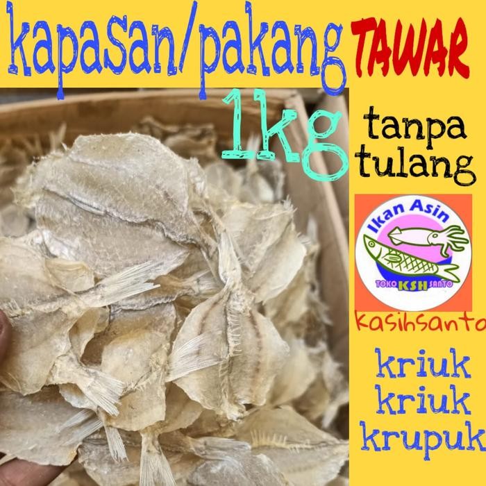 

terbaru !!! ikan asin kapasan tanpa tulang-1kg ready