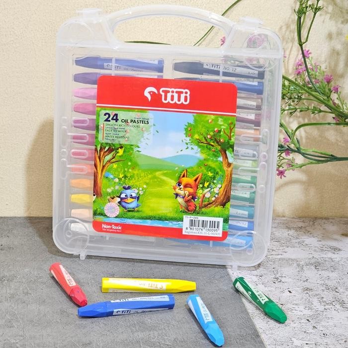

Uf Oil Pastel Titi 24 Warna/Krayon/Crayon Minyak/Crayon Warna Stationery