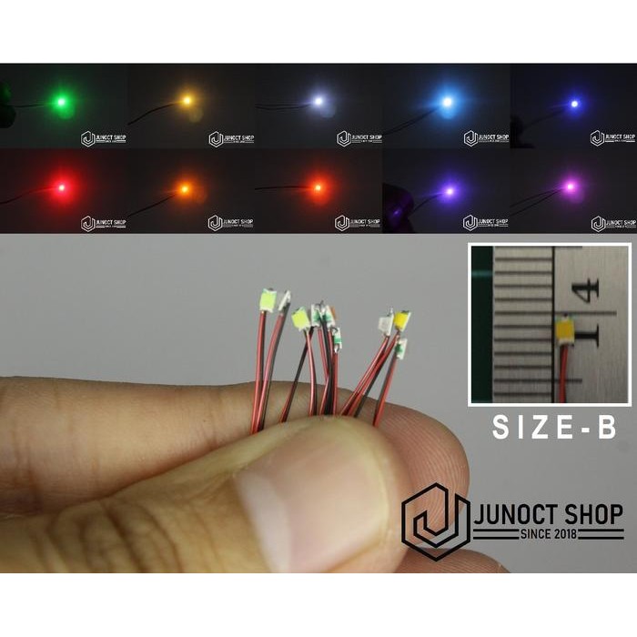 LAMPU LED KECIL DENGAN KABEL SIZE B - MAKET DIORAMA MINIATUR ASESS *