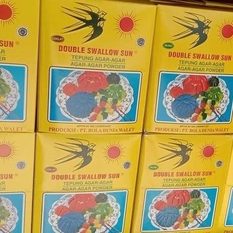 

AGAR AGAR SWALLOW DOUBLE SUN PER DUS ISI 24 PACK
