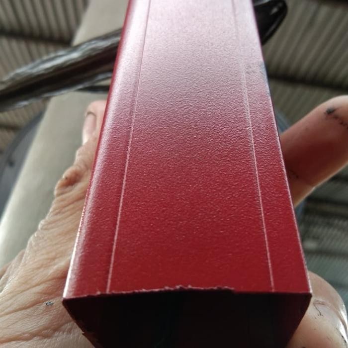 

BUBUK POWDER COATING RED TEXTURE PASIR SANDY