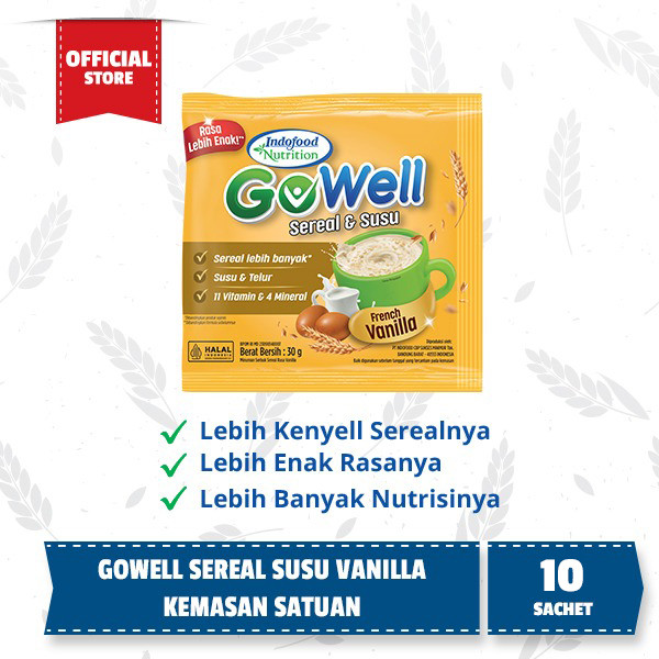 

Gowell Sereal Susu MIX Renceng Free Gimmick