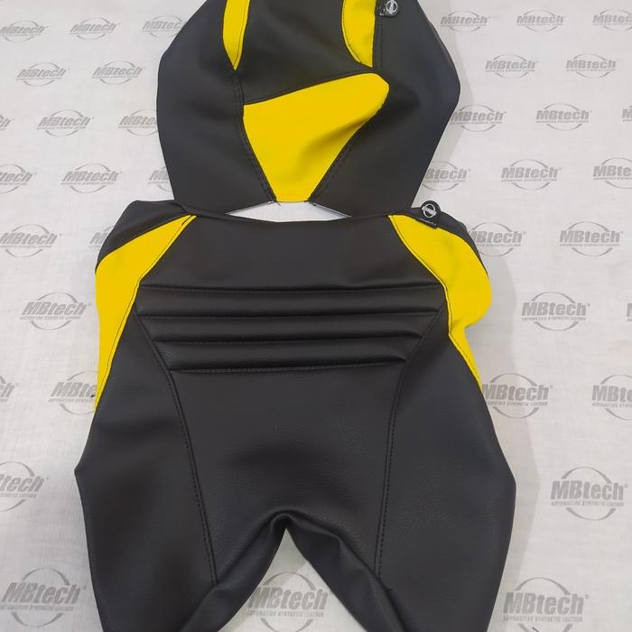 sarung jok kulit jok cover jok motor R15 v3 & v2 bahan mb tech