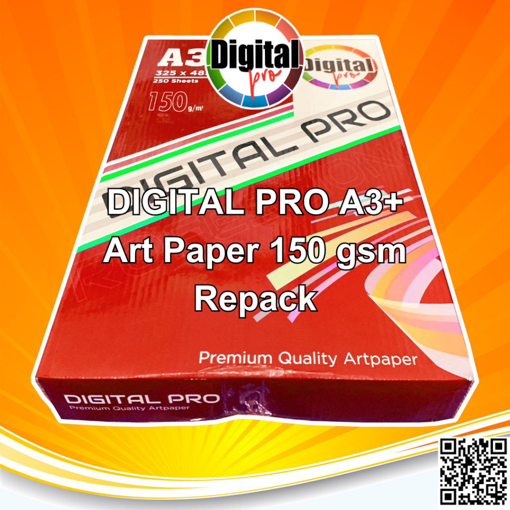 

PRO Gloss Kertas Art Paper Carton 150 Gsm Golden Coin 150 Gsm A3+ - Repack 100 lembar