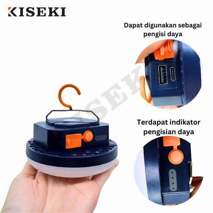 terbaru  kiseki lampu camping ck-k03 kapasitas baterai 7200mah 60*0,5 led module lampu dinding