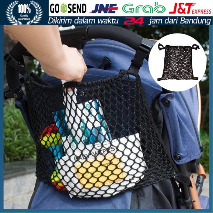 Stroller Bag Organizer Gantungan Tas Jaring Bayi Stroller