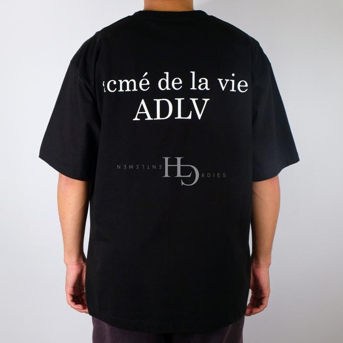 Gents- Adlv Basic Tee Black Original Kaos Pria Hitam