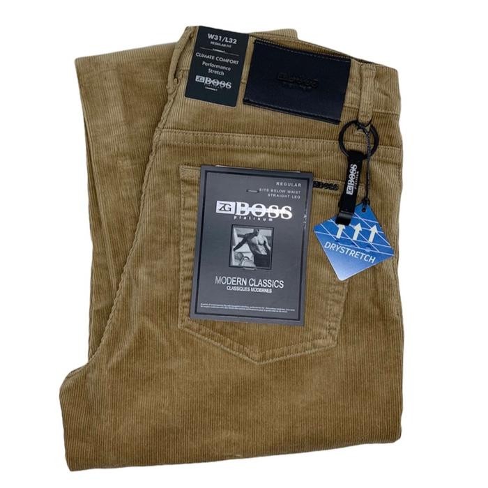 Bolden- Celana Pria Corduroy Stretch Zg Boss Khaki - Regularfit #Celanapriacodoray #Celanaboss