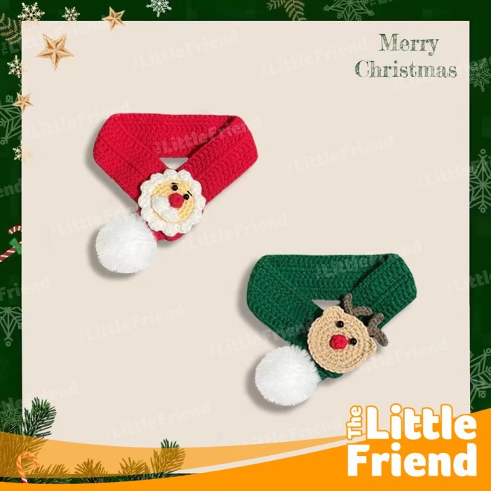 Collar Scarf Kalung Leher Syal Anjing Kucing Christmas Natal Edition