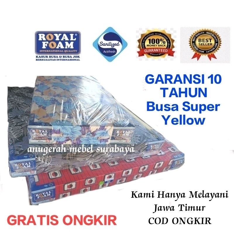 Bombardilomedis Kasur Busa Royal Foam 120 X 200 X 14 Garansi 10 Tahun