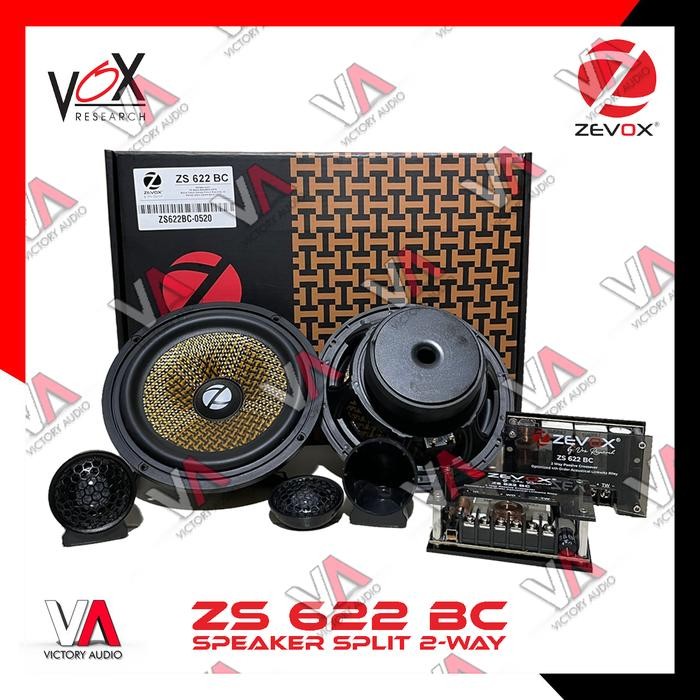Afsheen_Fashion_ 1 Set - Speaker Mobil Split 2-Way Zevox Zs 622 Bc By Vox Research Ori