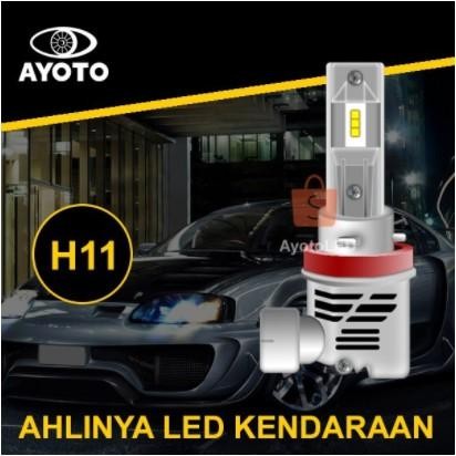 Lampu Led Mobil Ayoto H8/H9/H11/H16/H27 Original (1Set) Putih Kuning / White Yellow Golden Yellow /