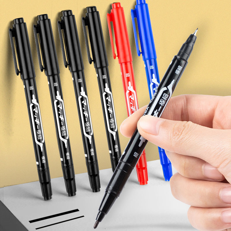 

Permanent Marker Pen Drawing Durable Oil-Based Waterproof Ink Sketch Pens Paint Marker Pen Set For