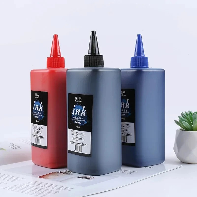 

500Ml Large Bottle Ink Whiteboard Marker Ink Refillable Teaching Erasable Whiteboard Marker Refill