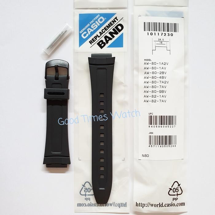 Zylo- Strap Casio Aw-80 Aw-82 / Aw 80 Aw 82 Casio Original