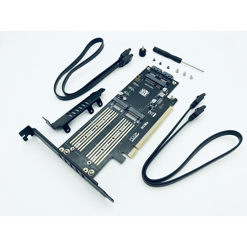 BEST SELLER BTBcoin Add On Cards SATA M.2 Adapter PCIE M.2 to SATA SSD M.2 SATA Adapter NVME M Key +