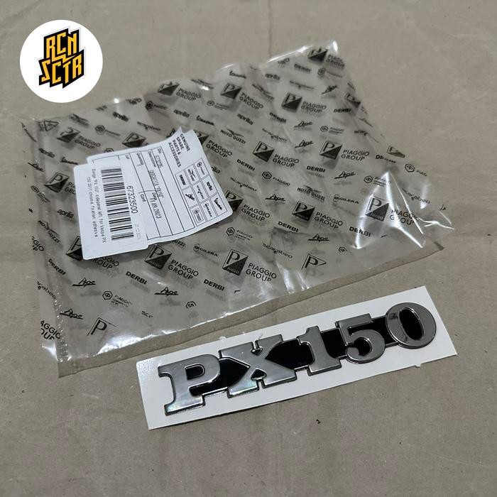 Emblem tepong kanan vespa new px 2012 original