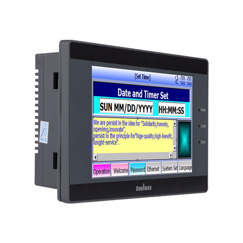 BEST SELLER Coolmay  hmi touch screen 5 inch  hmi delta modbus rs232 rs485 HMI TOUCH PANEL