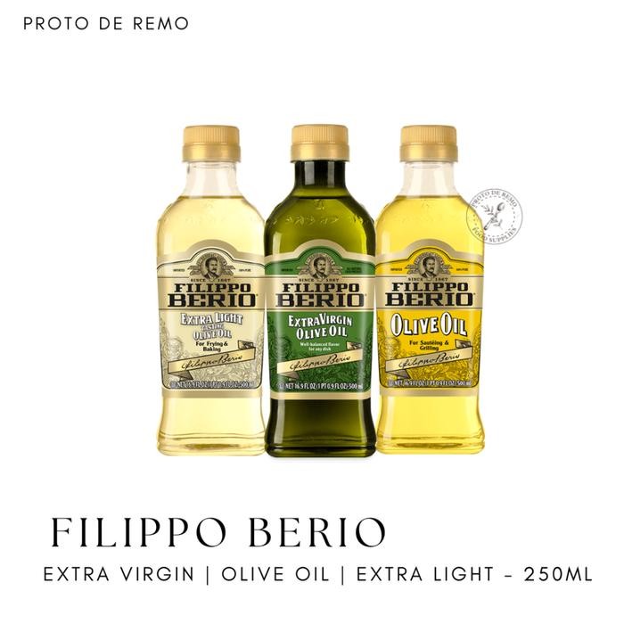 

New Minyak Zaitun Extra Virgin Pure Olive Oil Extra Light Olive Oil Filippo Berio - 250ML