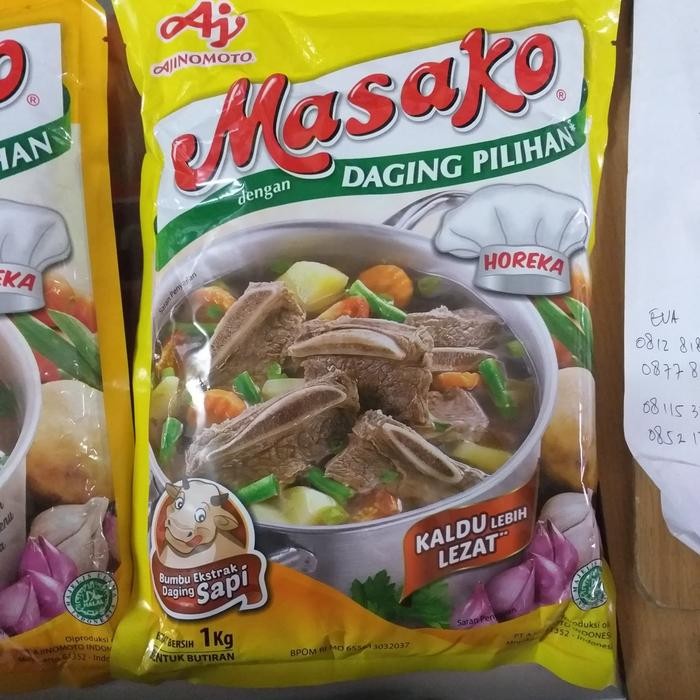 

New kaldu penyedap masako sapi 1kg