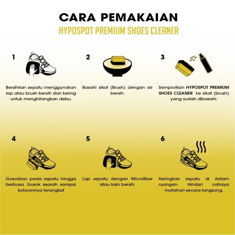 HYPOSPOT - Paket Usaha Lengkap Juara Paket Usaha Cuci Sepatu - Paket Pembersih Dan Cuci Sepatu