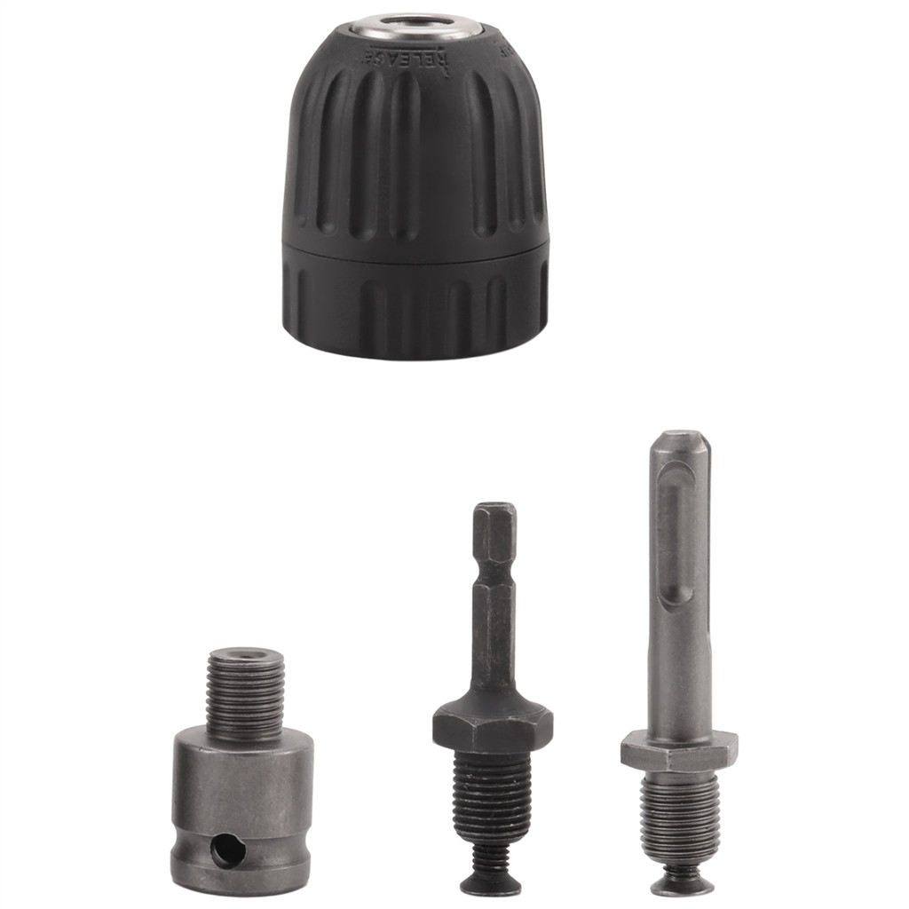 Preciso Keyless Drill Chuck Converter, adaptador de troca rápida com SDS-Plus Hex Shank Socket, 0,8-