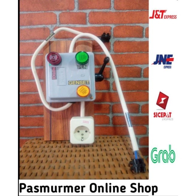 TerbaikTerlarisNIh- Cam starter ohm saklar tuas pemindah genset dan PLN