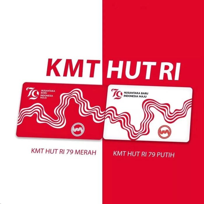 BARU Kartu KRL Kartu KMT Kartu Multi Trip E money Hut RI 79