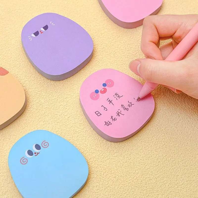 

1 Piece Lytwtw'S Stationery School Supplies Cartoon Candy Color Notes Sticky Notes Memo Pad Office